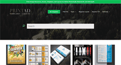 Desktop Screenshot of printadtemplates.com